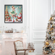 Load image into Gallery viewer, Diamond Painting - Partial Special Shaped - Christmas elf girl (30*30CM)