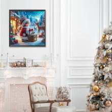 Load image into Gallery viewer, Diamond Painting - Partial Special Shaped - Christmas atmosphere child (30*30CM)