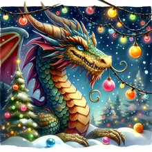 Load image into Gallery viewer, Diamond Painting - Full Round - Dragon (40*40CM)