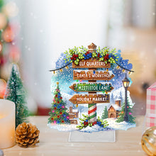 Load image into Gallery viewer, Acrylic Special Shape Signpost Rhinestones Desktop Ornaments Bedroom Table Decor