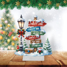 Load image into Gallery viewer, Acrylic Special Shape Signpost Rhinestones Desktop Ornaments Bedroom Table Decor