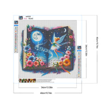 Load image into Gallery viewer, Diamond Painting - Full Round - Flower elves in the book (40*40CM)