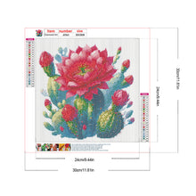 Load image into Gallery viewer, Diamond Painting - Full Round - Cactus flowers (30*30CM)