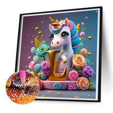 Load image into Gallery viewer, Diamond Painting - Full Round - Unicorn (30*30CM)