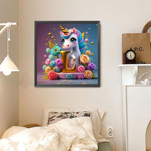 Load image into Gallery viewer, Diamond Painting - Full Round - Unicorn (30*30CM)