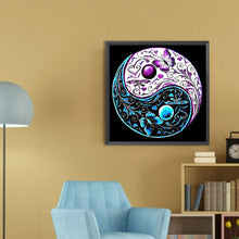 Load image into Gallery viewer, AB Diamond Painting - Full Round - Tai Chi Yin and Yang butterfly (30*30CM)