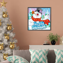 Load image into Gallery viewer, AB Diamond Painting - Full Round - Snowman cartoon series (40*40CM)