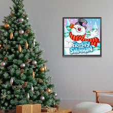 Load image into Gallery viewer, AB Diamond Painting - Full Round - Snowman cartoon series (40*40CM)