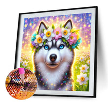 Load image into Gallery viewer, AB Diamond Painting - Full Round - Flower puppy (40*40CM)