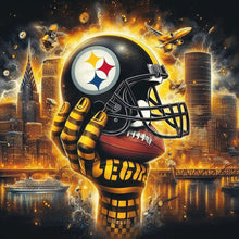 Load image into Gallery viewer, Diamond Painting - Full Round - Pittsburgh Steelers (40*40CM)