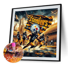 Load image into Gallery viewer, Diamond Painting - Full Round - Pittsburgh Steelers (40*40CM)