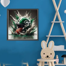 Load image into Gallery viewer, Diamond Painting - Full Round - New York Jets (40*40CM)