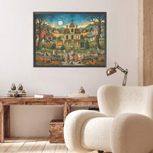 Load image into Gallery viewer, Diamond Painting - Full Square - Halloween haunted house (60*45CM)