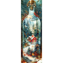 Load image into Gallery viewer, Diamond Painting - Full Square - Christmas hut in a water bottle (30*90CM)