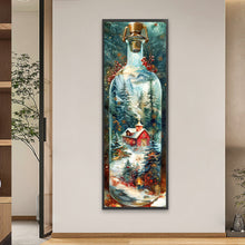 Load image into Gallery viewer, Diamond Painting - Full Square - Christmas hut in a water bottle (30*90CM)