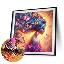 Load image into Gallery viewer, Diamond Painting - Full Square - Butterfly girl (30*30CM)