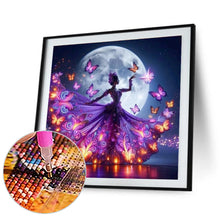 Load image into Gallery viewer, Diamond Painting - Full Square - Butterfly girl (30*30CM)