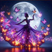 Load image into Gallery viewer, Diamond Painting - Full Square - Butterfly girl (30*30CM)