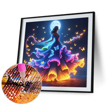 Load image into Gallery viewer, Diamond Painting - Full Square - Butterfly girl (30*30CM)