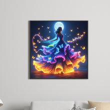 Load image into Gallery viewer, Diamond Painting - Full Square - Butterfly girl (30*30CM)