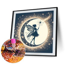 Load image into Gallery viewer, Diamond Painting - Full Square - Silhouette of elves under the moon (30*30CM)