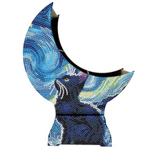 Load image into Gallery viewer, Black Cat Diamond Painting Storage Box Resin Sundries Holder Case for Desktop