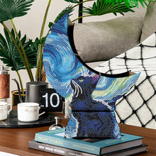 Load image into Gallery viewer, Black Cat Diamond Painting Storage Box Resin Sundries Holder Case for Desktop