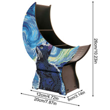 Load image into Gallery viewer, Black Cat Diamond Painting Storage Box Resin Sundries Holder Case for Desktop