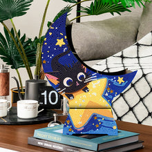 Load image into Gallery viewer, Cat Star Diamond Painting Storage Box Resin Sundries Holder Case for Desktop