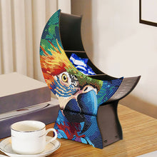 Load image into Gallery viewer, Parrot Diamond Painting Storage Box Resin Sundries Holder Case for Desktop
