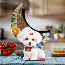 Load image into Gallery viewer, Puppy Diamond Painting Storage Box Resin Sundries Holder Case for Desktop