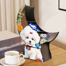 Load image into Gallery viewer, Puppy Diamond Painting Storage Box Resin Sundries Holder Case for Desktop