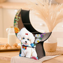 Load image into Gallery viewer, Puppy Diamond Painting Storage Box Resin Sundries Holder Case for Desktop
