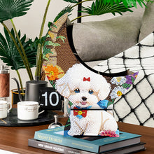 Load image into Gallery viewer, Puppy Diamond Painting Storage Box Resin Sundries Holder Case for Desktop