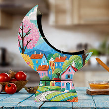 Load image into Gallery viewer, Village Diamond Painting Storage Box Resin Sundries Holder Case for Desktop