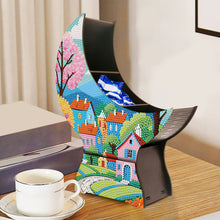 Load image into Gallery viewer, Village Diamond Painting Storage Box Resin Sundries Holder Case for Desktop
