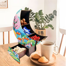 Load image into Gallery viewer, Village Diamond Painting Storage Box Resin Sundries Holder Case for Desktop