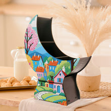 Load image into Gallery viewer, Village Diamond Painting Storage Box Resin Sundries Holder Case for Desktop