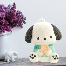 Load image into Gallery viewer, Vinyl Pacha Dog Diamond Painting Piggy Bank 5D DIY Diamond Money Storage Box