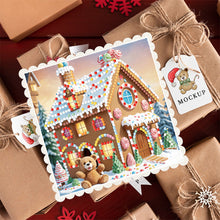 Load image into Gallery viewer, 12Pcs Christmas Diamond Daily Wish Card Santa Claus Penguin for Adults Beginners