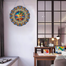 Load image into Gallery viewer, Special Shape Animals 5D Diamond Painting Clock Art Craft Diamond Painting Clock
