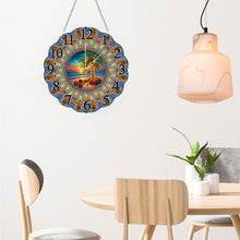 Load image into Gallery viewer, Special Shape Animals 5D Diamond Painting Clock Art Craft Diamond Painting Clock