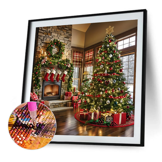 Diamond Painting - Full Round - Christmas atmosphere (40*40CM)