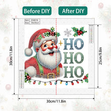 Load image into Gallery viewer, Diamond Painting - Partial Special Shaped - Santa Claus (30*30CM)