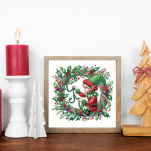 Load image into Gallery viewer, Diamond Painting - Partial Special Shaped - Christmas elves (30*30CM)
