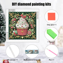Load image into Gallery viewer, Diamond Painting - Partial Special Shaped - Christmas dessert (30*30CM)