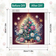 Load image into Gallery viewer, Diamond Painting - Partial Special Shaped - Christmas tree (30*30CM)