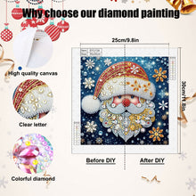 Load image into Gallery viewer, Diamond Painting - Partial Special Shaped - Santa Claus (30*30CM)