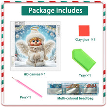 Load image into Gallery viewer, Diamond Painting - Partial Special Shaped - Christmas angel (30*30CM)
