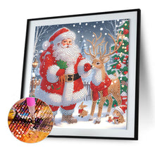 Load image into Gallery viewer, Diamond Painting - Partial Special Shaped - Santa Claus (30*30CM)